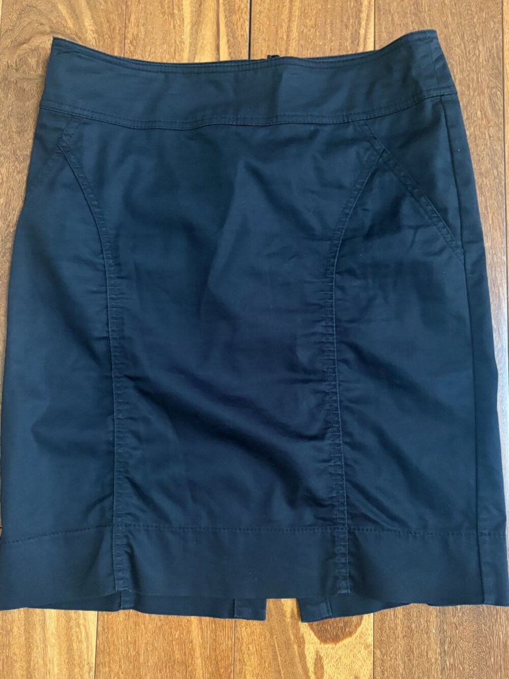 H & M black a-line mini skirt
